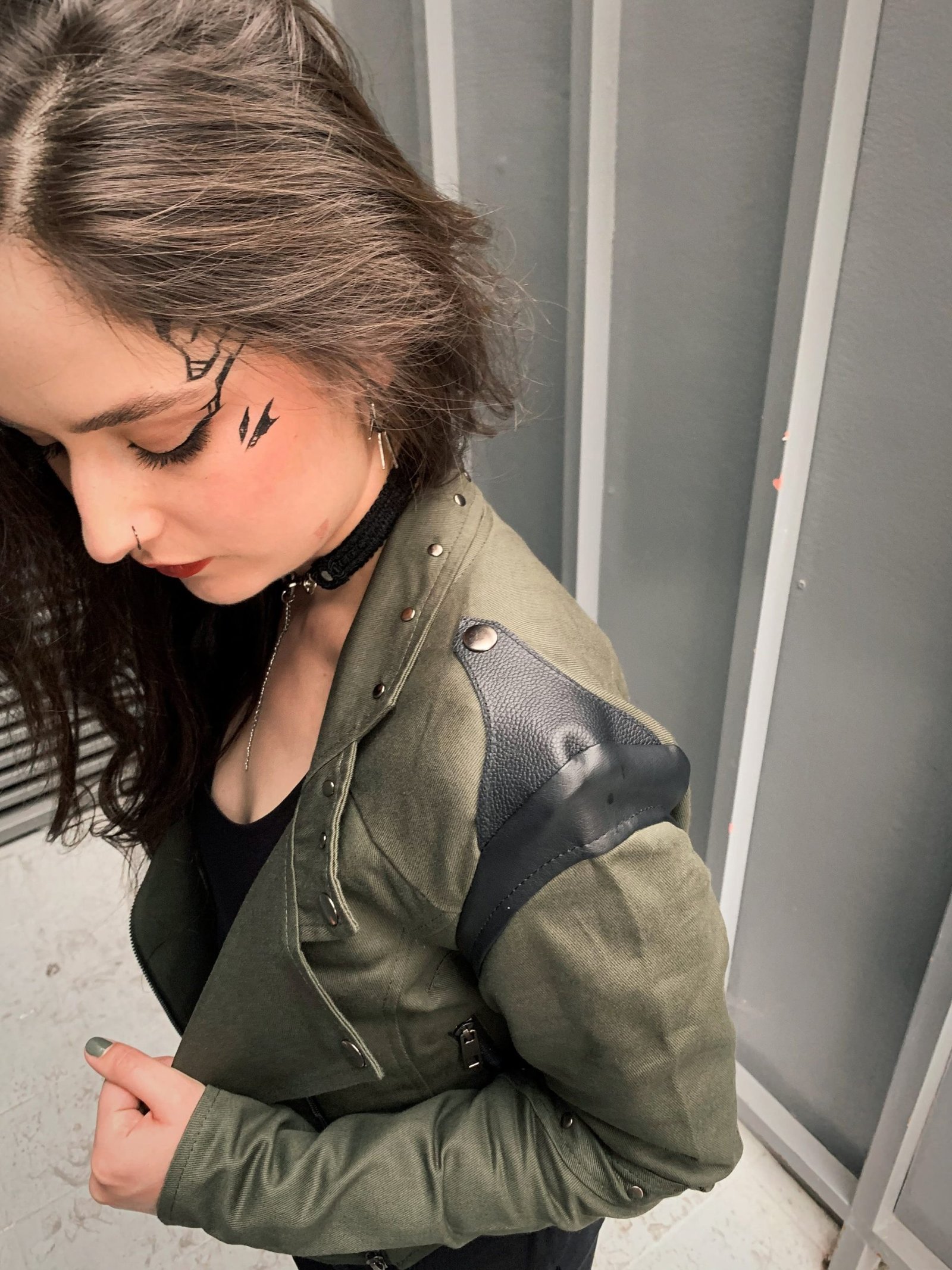 Biker Furiosa Drill Oliva - Imagen 10