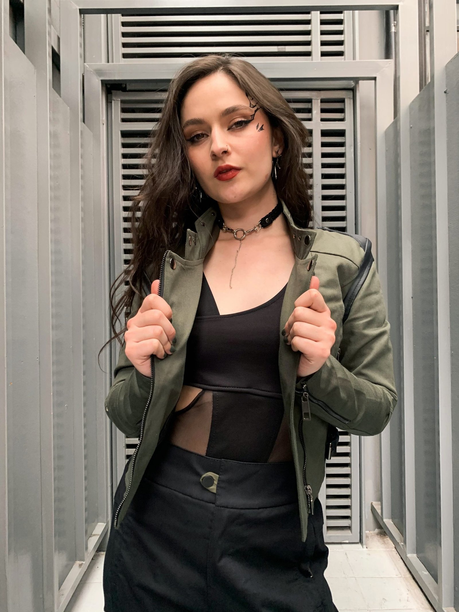 Biker Furiosa Drill Oliva - Imagen 9