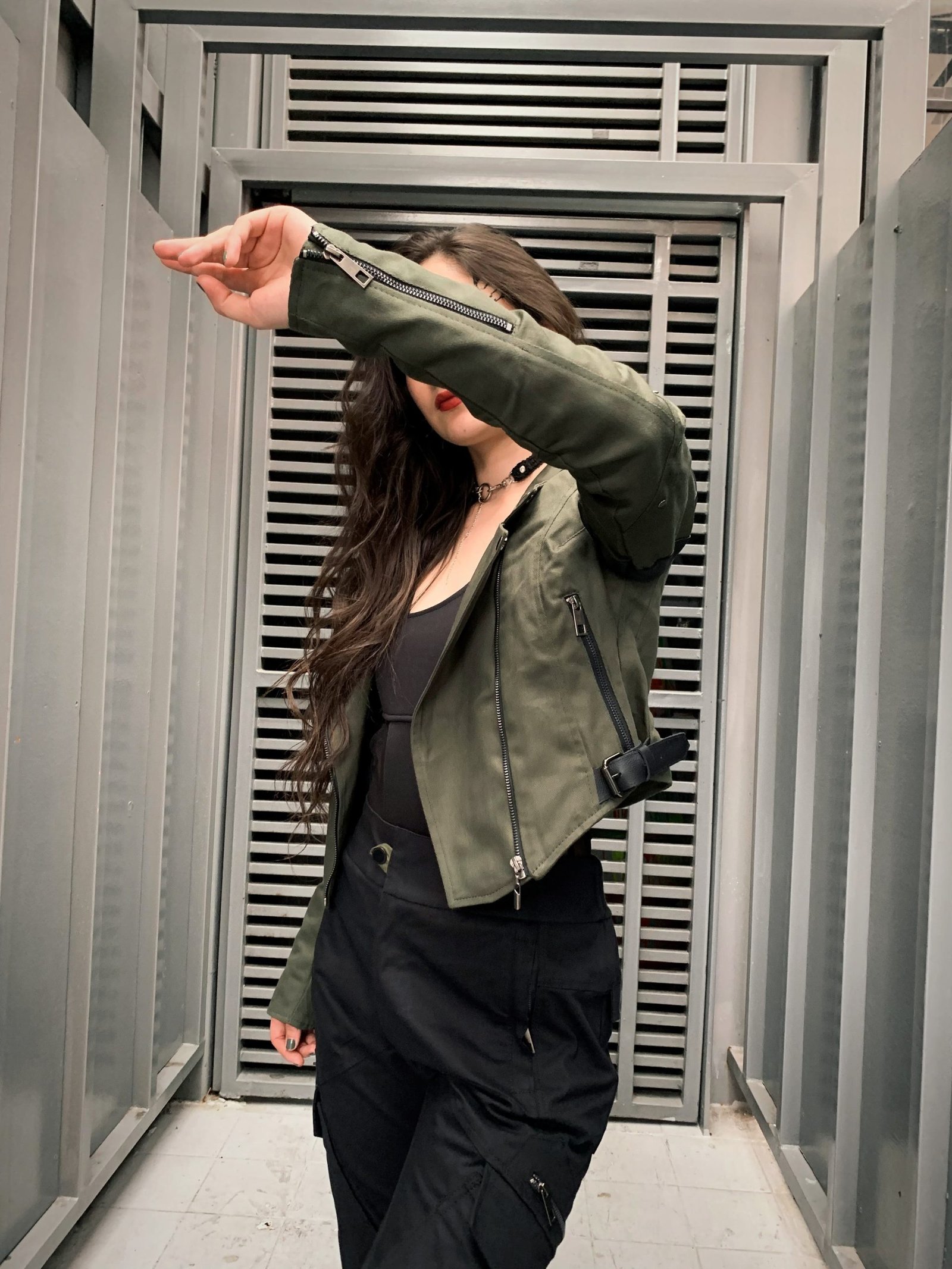 Biker Furiosa Drill Oliva - Imagen 3