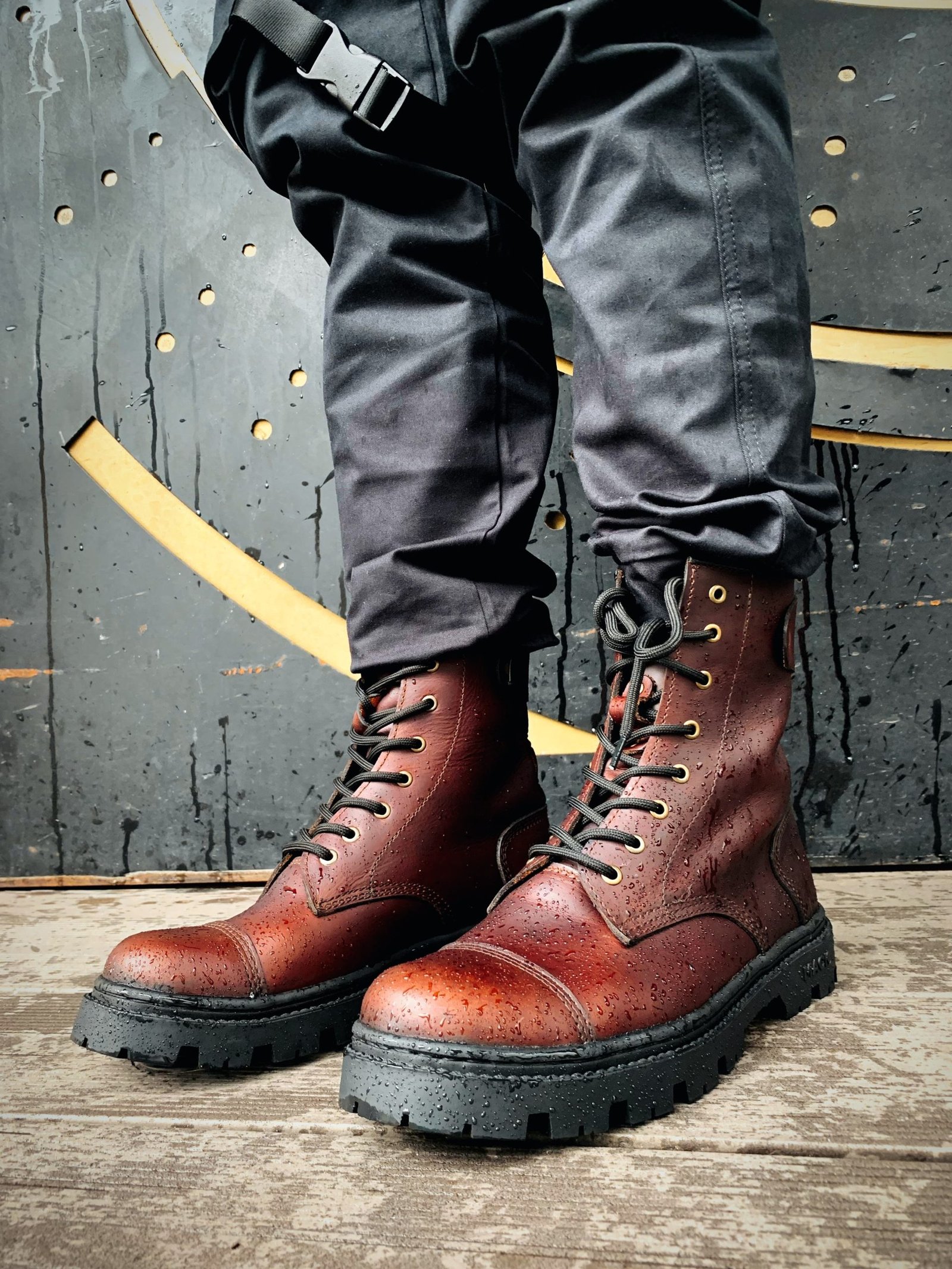 Botas Combat Donovitz Marrón