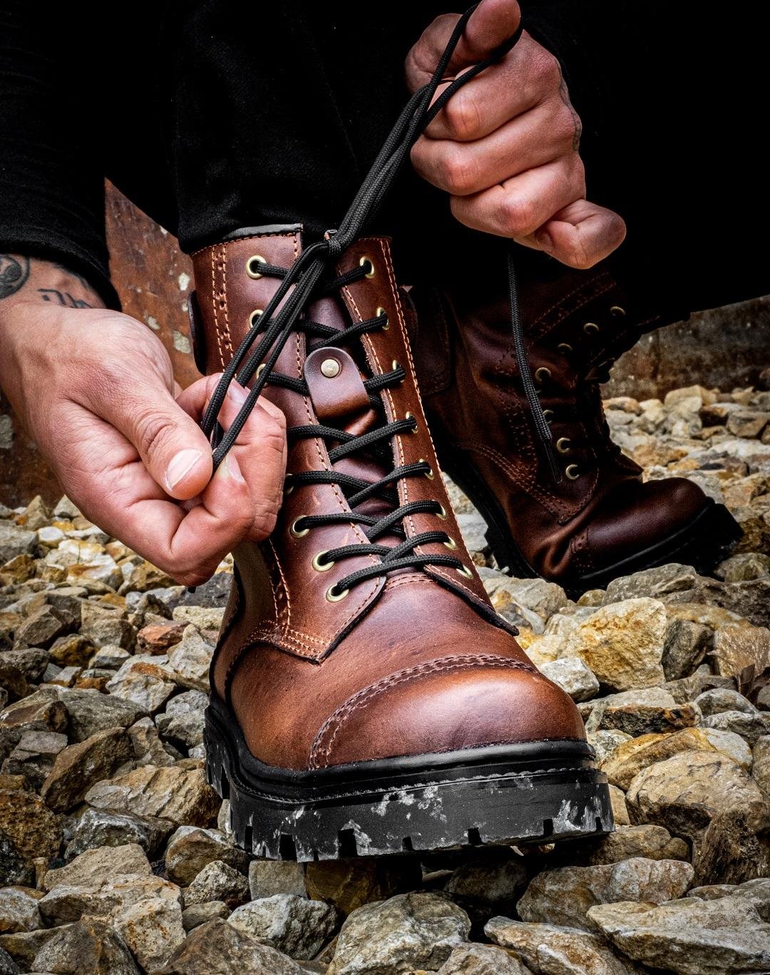 Botas Combat Donovitz Marrón - Imagen 2