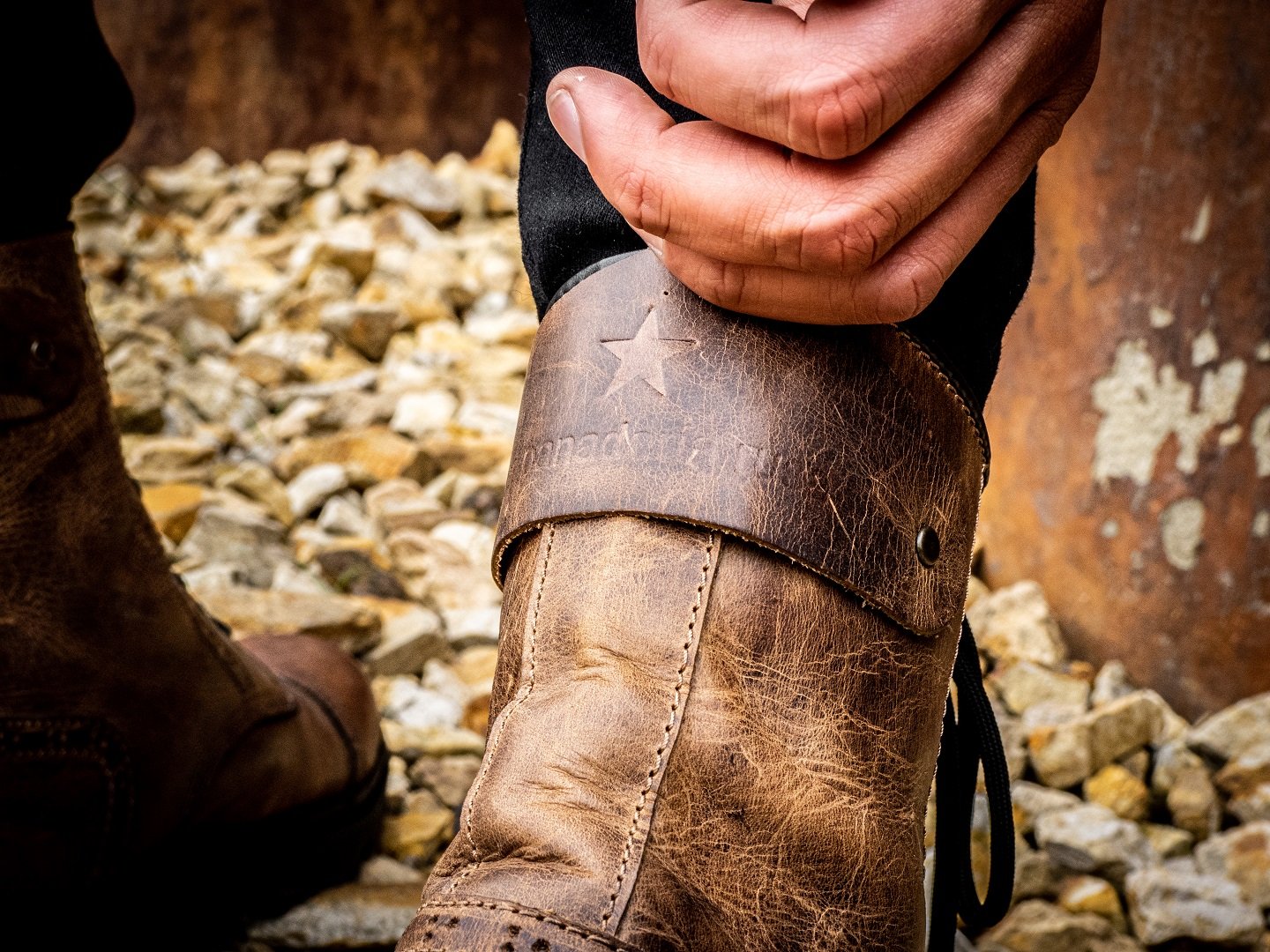 Botas Combat Marrón - Imagen 5