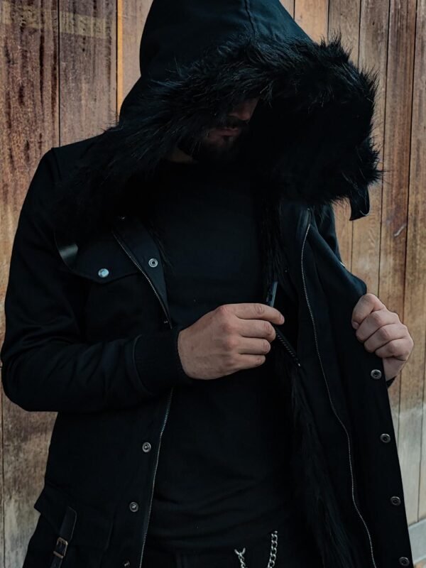 Parka Clásica Total Black