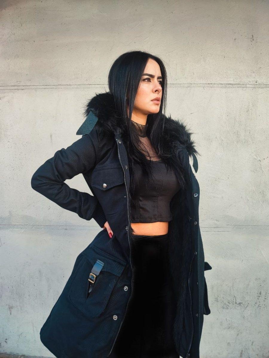 Parka Total Black Mujer
