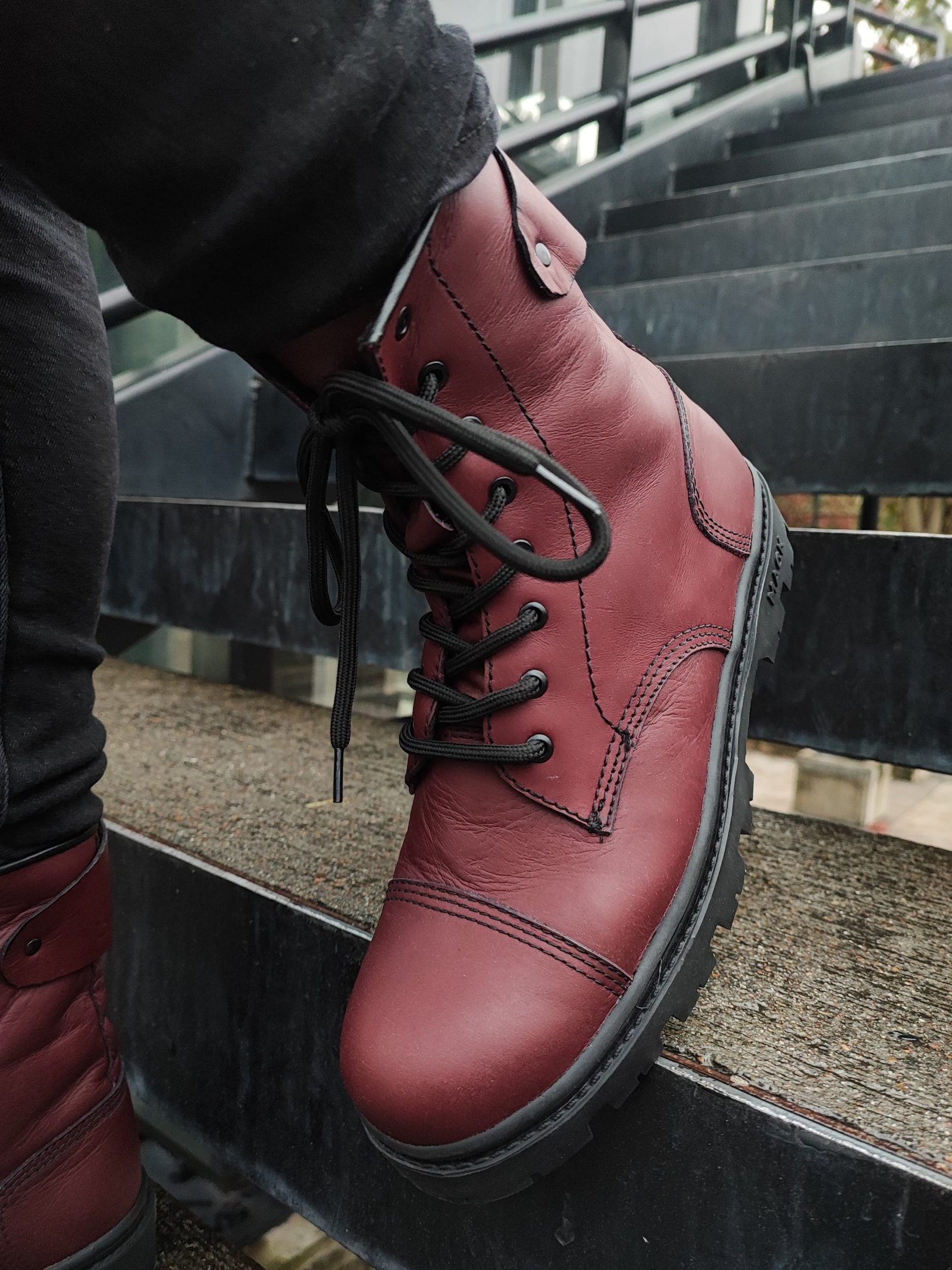 Botas Combat Red
