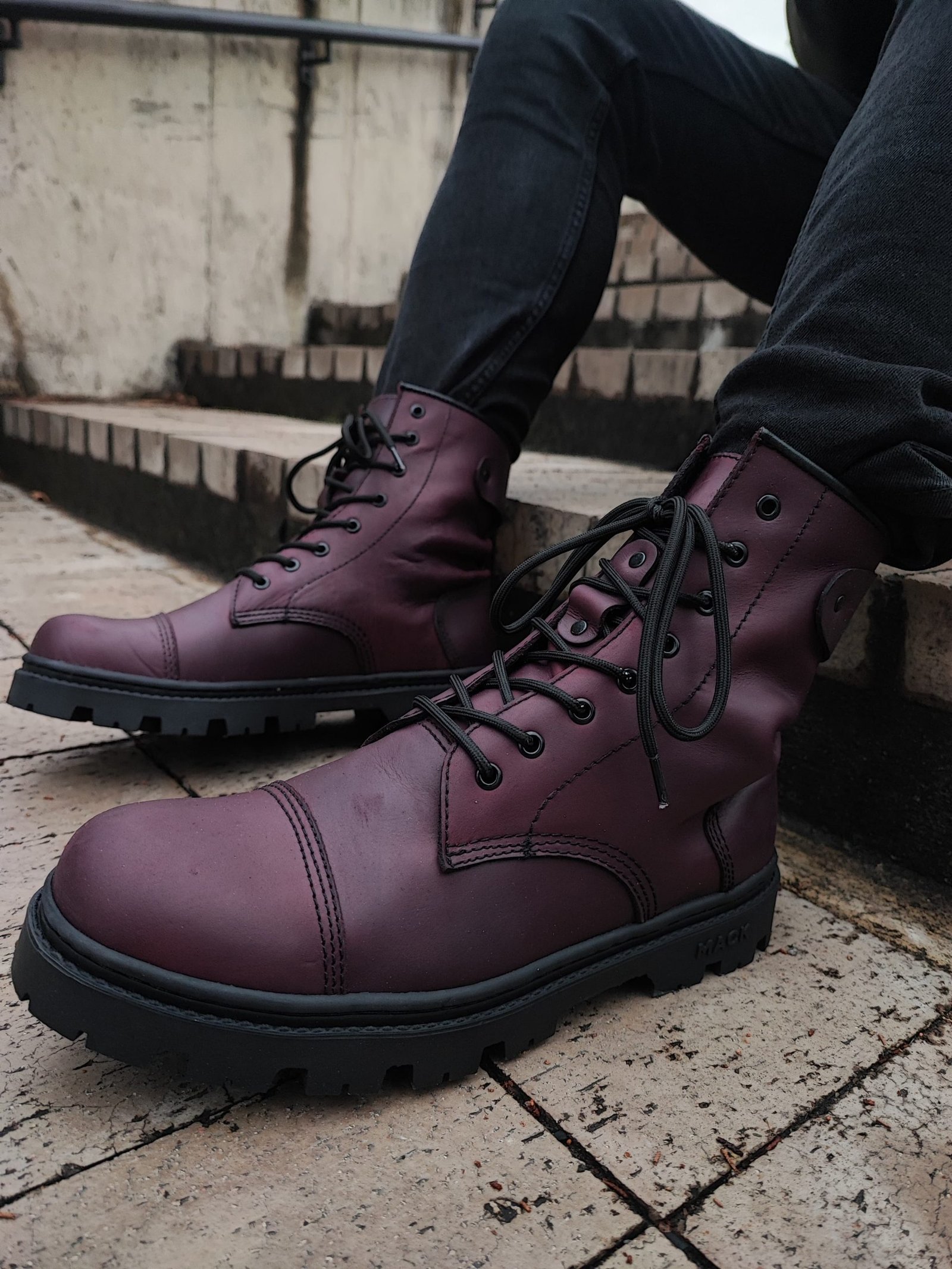 Botas Combat Uva - Imagen 12