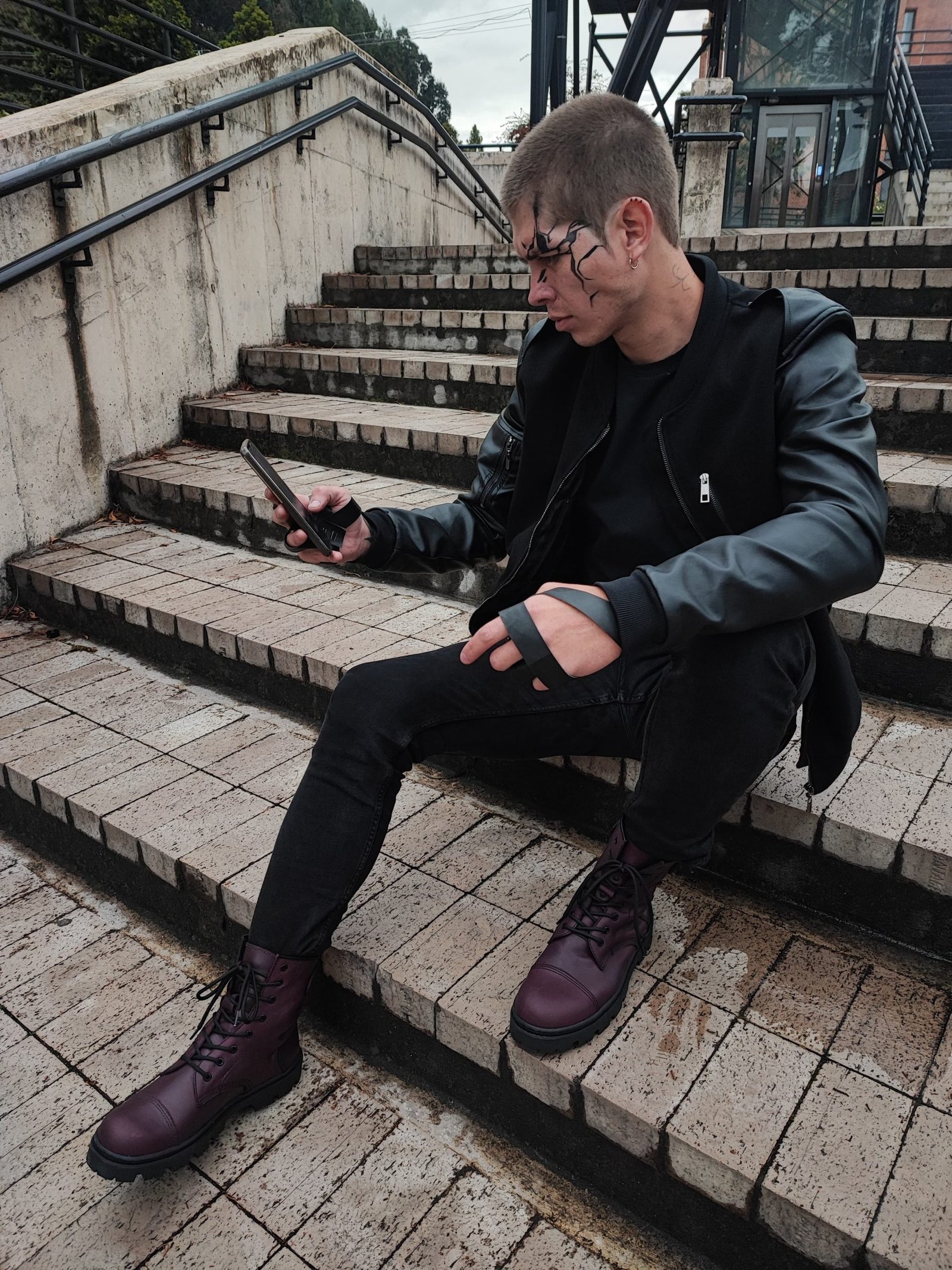 Botas Combat Uva - Imagen 4