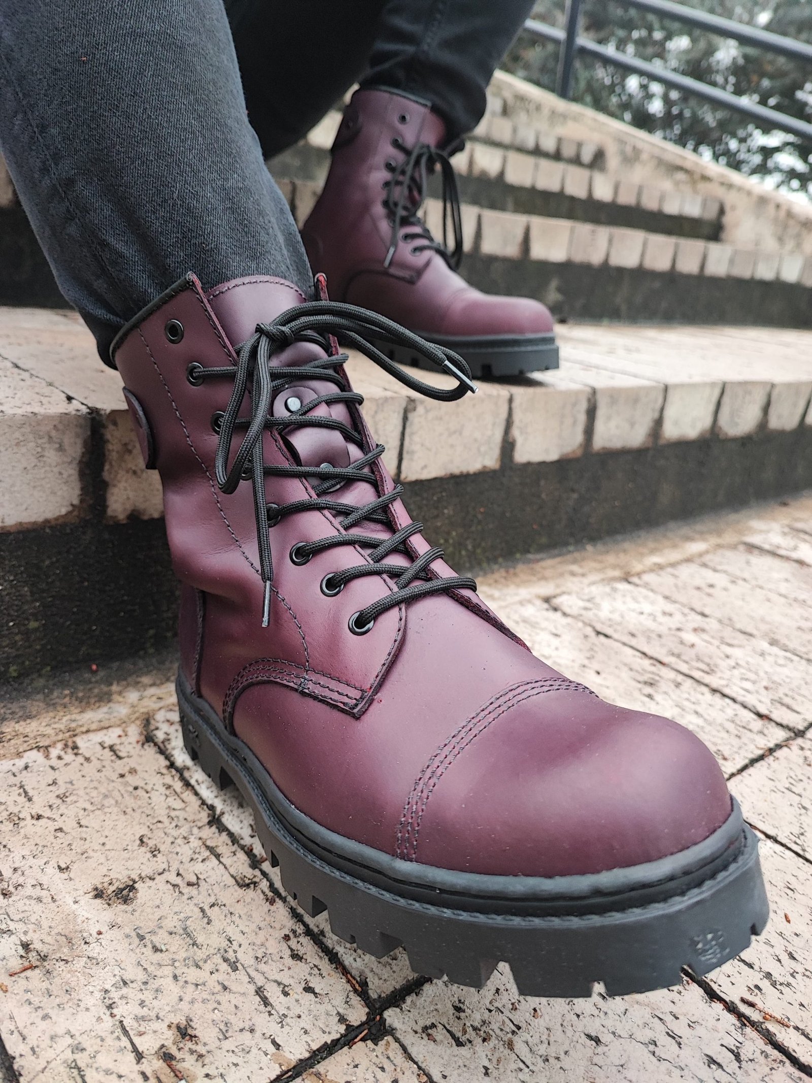 Botas Combat Uva - Imagen 7