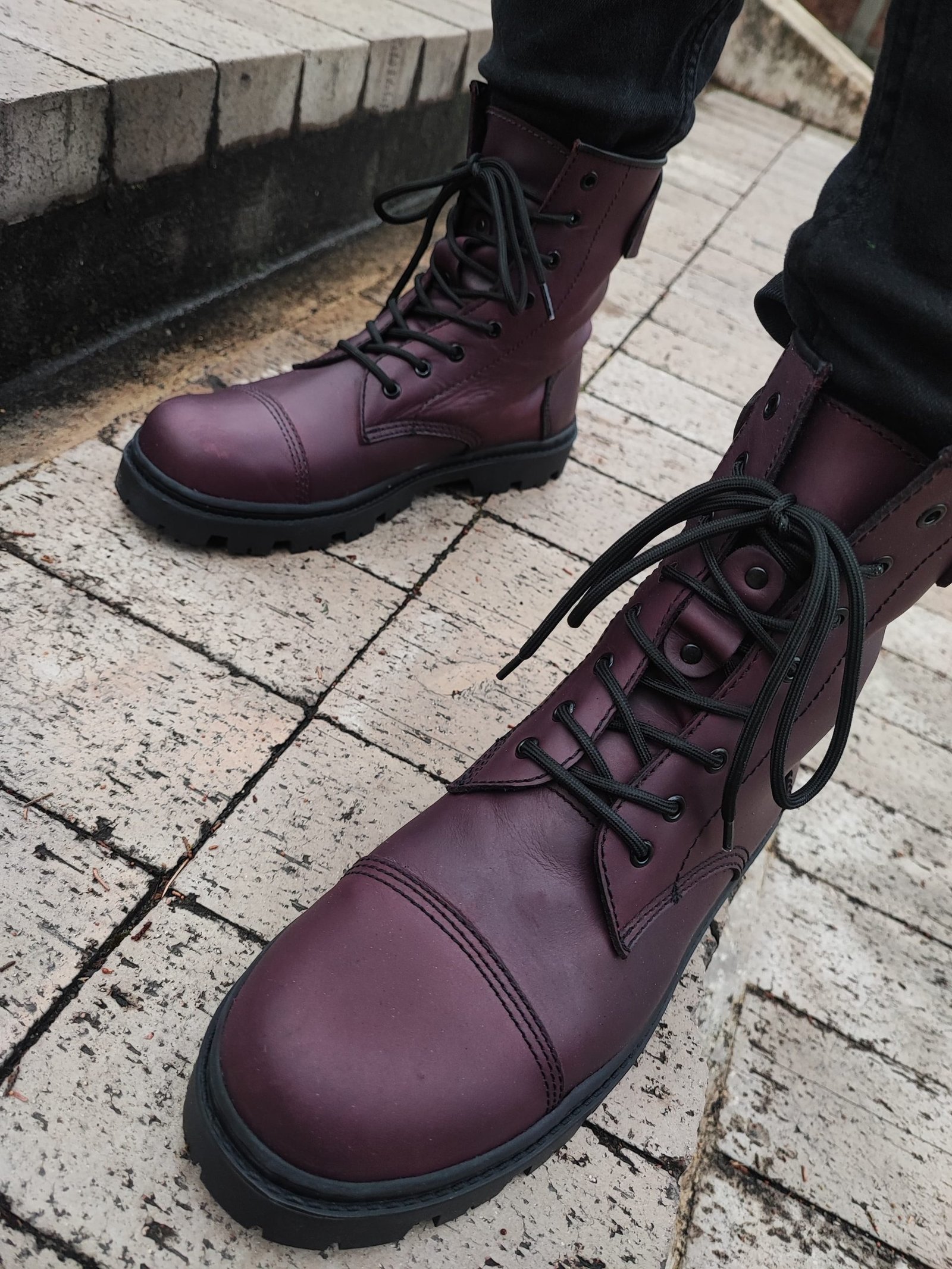 Botas Combat Uva - Imagen 5