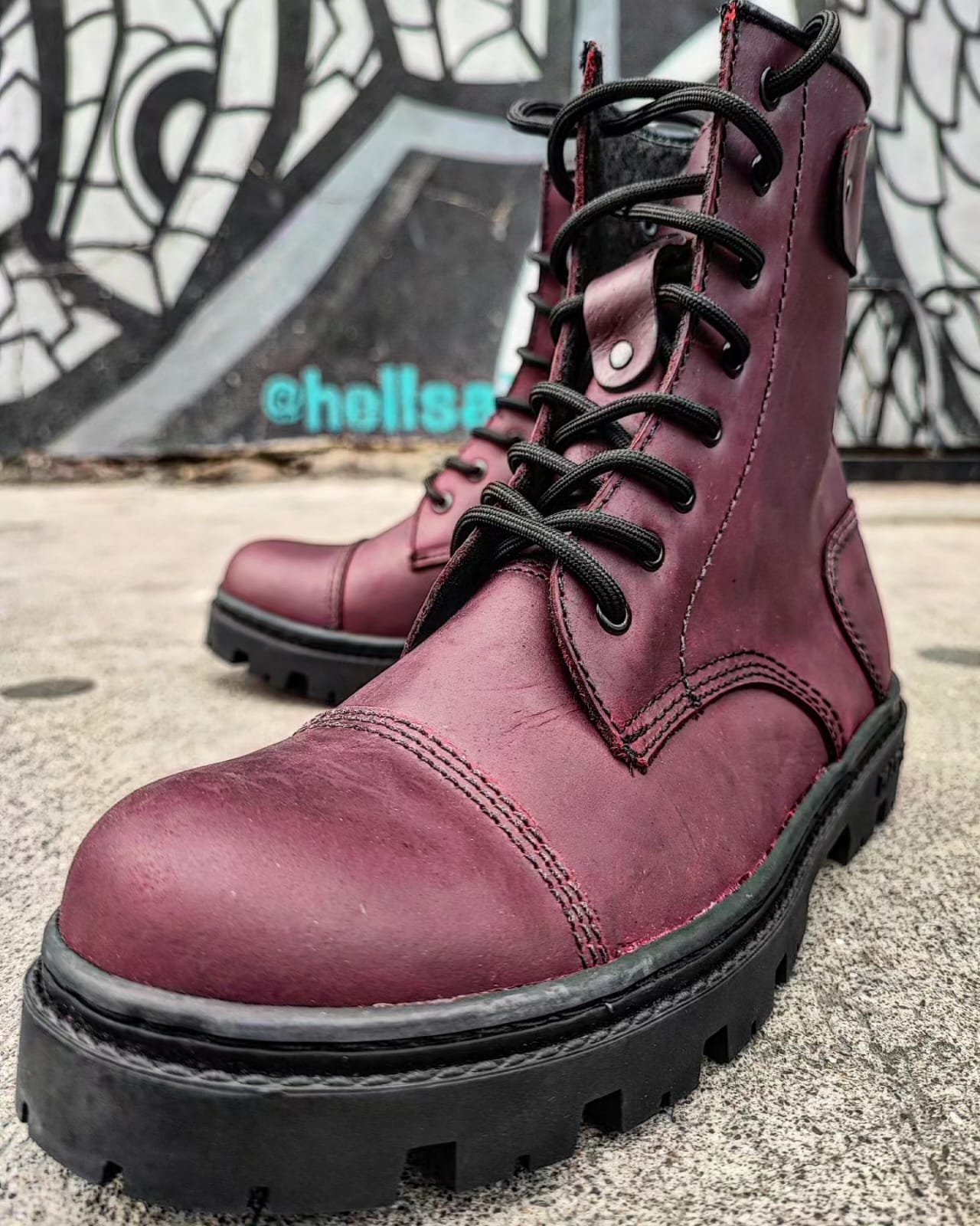 Botas Combat Uva