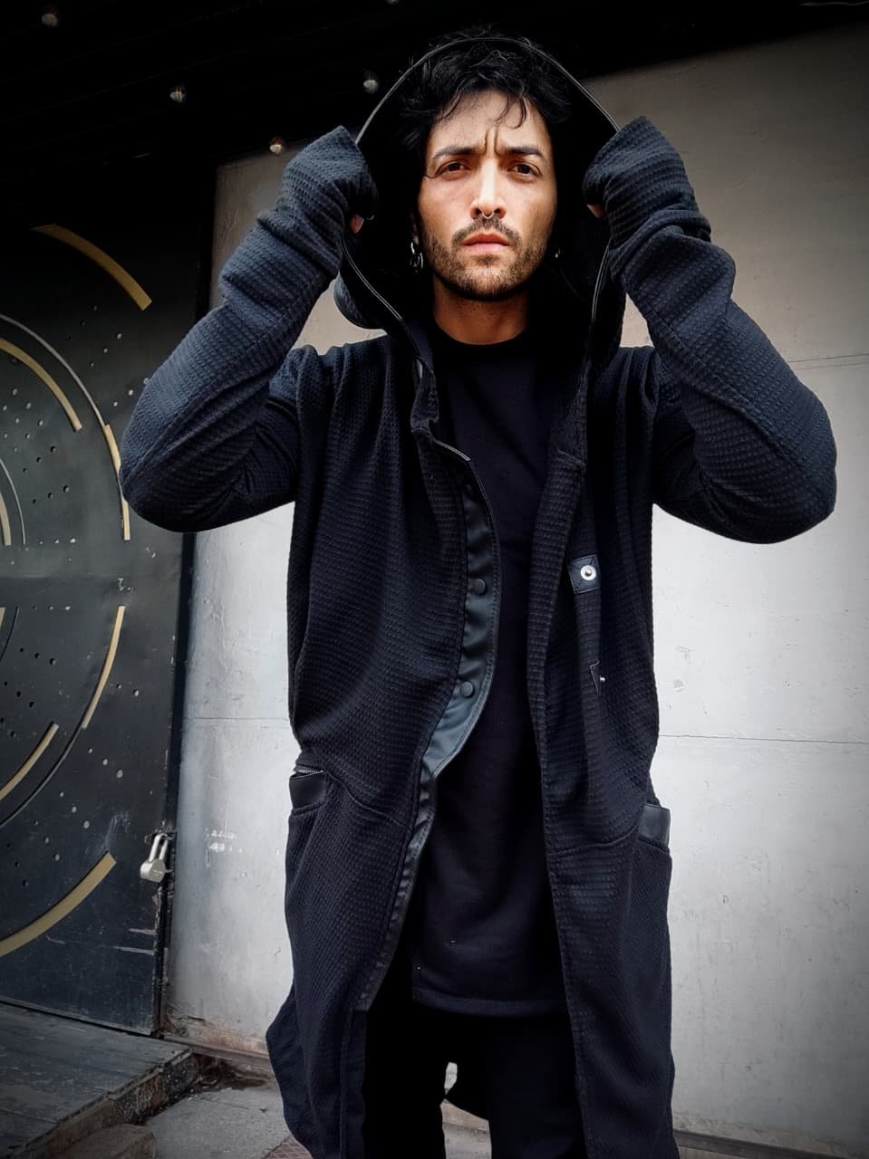 Hoodie Cypher Negro - Imagen 2