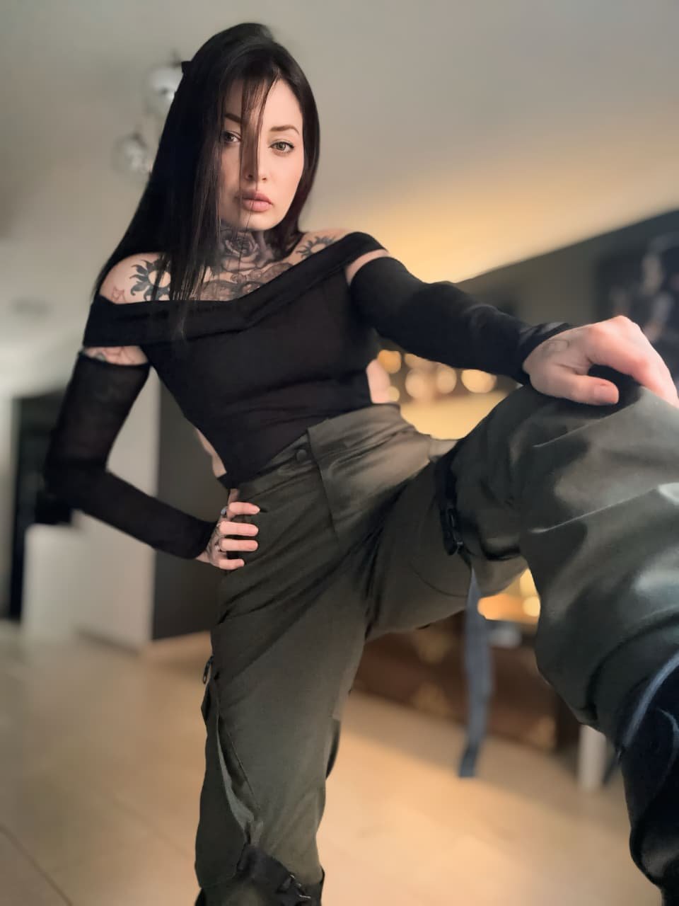 Cargo Warboy Verde Mujer - Imagen 5